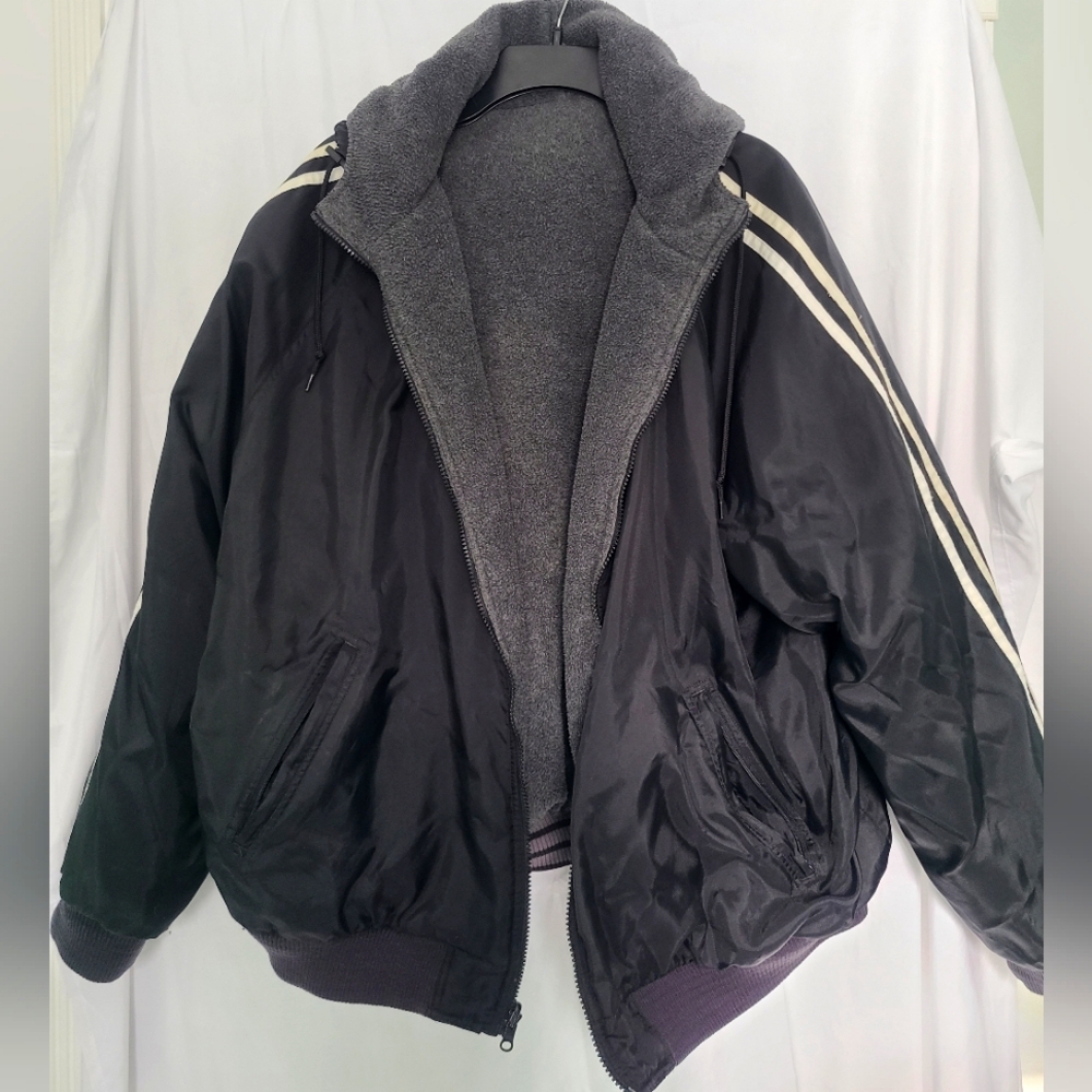 WARM UP Jacket Croft & Barrow Black and White men's XL
